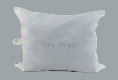 Yacht Cabin Hairdryer Bags — Black & White, Zipper or Pull style